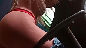 Blonde Amateur Gets Hand in Ass with Sex Toy!