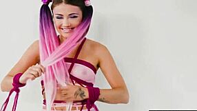 Is Petite Adria Rae Proudly Taking That Monster Cock Tied Up?