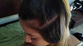 behind the scenes with a cute teen 18+ager after the shower