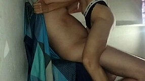 My stepsister's whore tore her panties and rode my big cock bareback