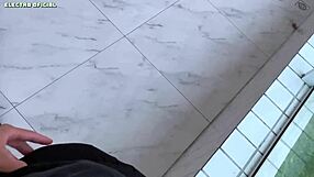 Hired a maid with a giant ass that she loves to show off