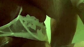 snuck off to give sloppy blowjob with cum facial