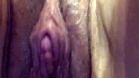 Muscular amateurs play with swollen wet pussy and juicy asshole close-up