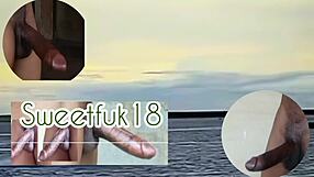 Sweetfuk18 And Hotsexydiva Engage In Squirting And Creampie With Monster Cock