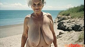 Vintage fantasy grannies in retro lingerie scenes.