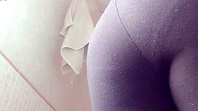 Step Aunt Amira's Curvy Ass in Thong During Intimate Moment