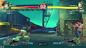 Watch this young ninja dominate her karate student in a street fight game?