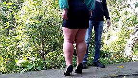 Mother-In-Law Pees Publicly in Heels