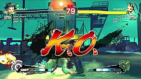 Watch this young ninja dominate her karate student in a street fight game?