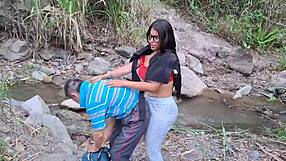 Ever tried licking a juicy pussy deep in the wild jungle?