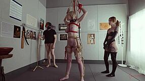 rebel rhyder sucks cock and eats ass in bondage threesome!