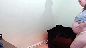 Intense Contractions Hit Hard in Wild Pregnant Roleplay!