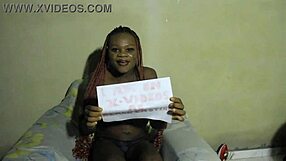 Verification video for amateur solo masturbation session