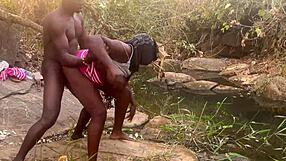 Perfect Boobs Village Girl Relaxed In The Stream