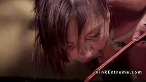 Hot bound slave getting fucked and anal fingered?