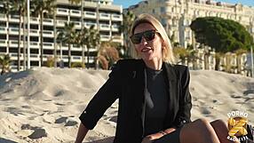 Anouk upphetsad inför sin första analscen