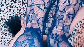 Her legs shook as she obeyed, chest high in lingerie for me