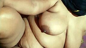 desi aunty reveals her big tits and hairy beaver