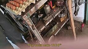 Straight Farmer Guy Convinced To Blowjob And Handjob On Ranch