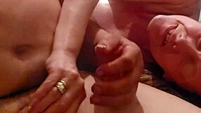 sexy redhead sucking cock with teasing ball licking and deepthroat