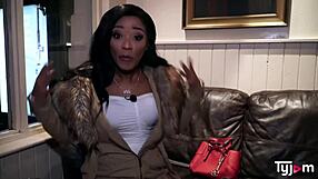 hot ebony kiki minaj taking dp with two cocks!