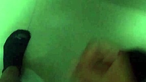 A guy jerks off in the bathroom during a casual day