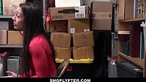 Tiny Latina Teen Caught Stealing, Fucked For Forgiveness?