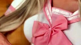 Shemale Starts New Job in Crossdressing Attire