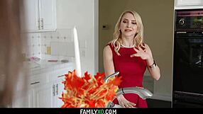 Bold step family orgy with aften opal and alix lynx for thanksgiving