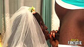 Pregnant Bride Bent Over For Doggy