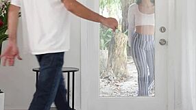 I Bent Over the Athletic Fitness Instructor on Sofa for Intense Orgasm