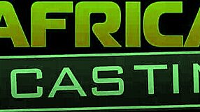 Nera figa sbatte all'aperto con mostro cazzo