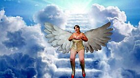 Angelic Granny Elegance Sucking Cock with Pure Class