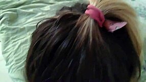 behind the scenes with a cute teen 18+ager after the shower