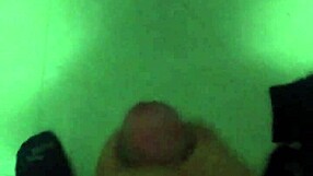 A guy jerks off in the bathroom during a casual day