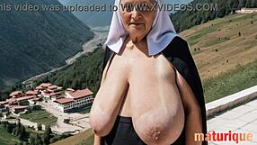 Vintage fantasy grannies in retro lingerie scenes.