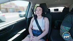 jay's pov - pawg newcomer jay killa with her natural tits and tight pussy lips edges my cock