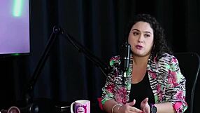 Marina Karam Discusses Therapy and Hospital Services in Sheer Red Lingerie