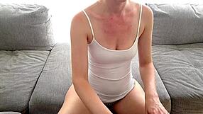 sitting on my big booty backstage, showcasing small waist and beautiful ass in panties