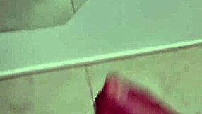 My brother loves being watched while jerking his huge shaft and humping the bed with moans