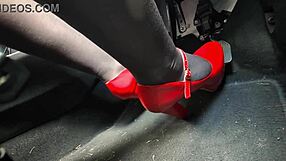 pedal pumping in heels on the way to office 😎