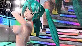 Hatsune Miku in Full Nude Bunny Costume Mod