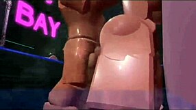 Man Deliciously Eating Woman in the Shower During Bathing