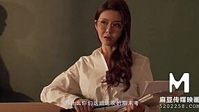 Modelmedia Asia: Sexy Teacher Seduces in Classroom