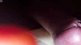 My brother loves being watched jerking his huge cock and humping the bed with loud moans