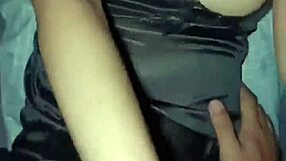 Indonesian babe with big smooth boobs gets pounded