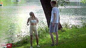 Petite Blonde Fucked And Facialized After Jogging