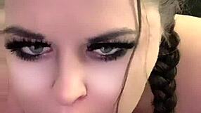 Kandy Kane, BBW Sri Lankan slut, deepthroats big cock with her huge tits bouncing