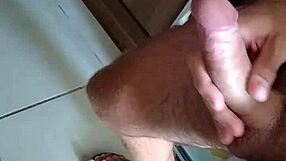 Oh wow, what a huge morning cumshot all over me!