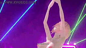 megurine luka shows big tits and ass nude